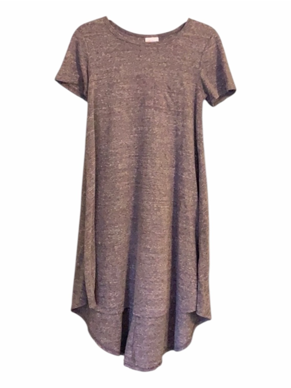 LuLaRoe Carly Plum Swing Short Sleeve Dress